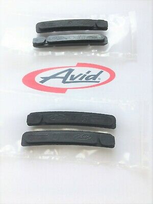 Avid Rim Wrangler V Brake Cartridge Brake Pads (4) New MTN Shimano Compatible - Fresh Stock Dated February 2026