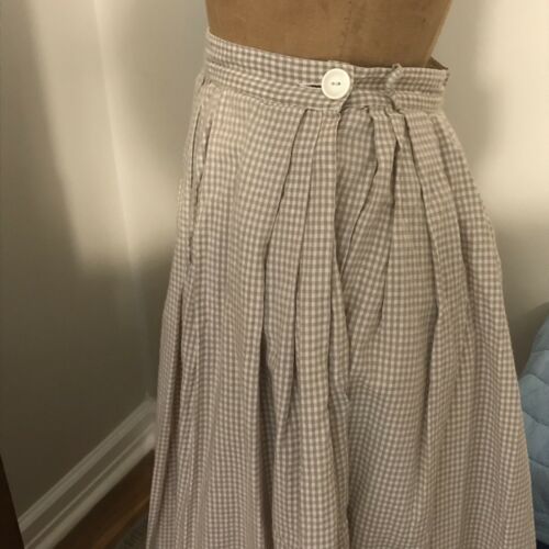 Vintage Majestic brown check cotton skirt - Fresh Stock Dated February 2026