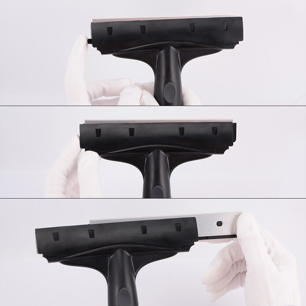 Paint Scraper w/ Exra 5 Razor Blade Window Glass Ceramic Sticker Adhesive Clean - Fresh Stock Dated February 2026