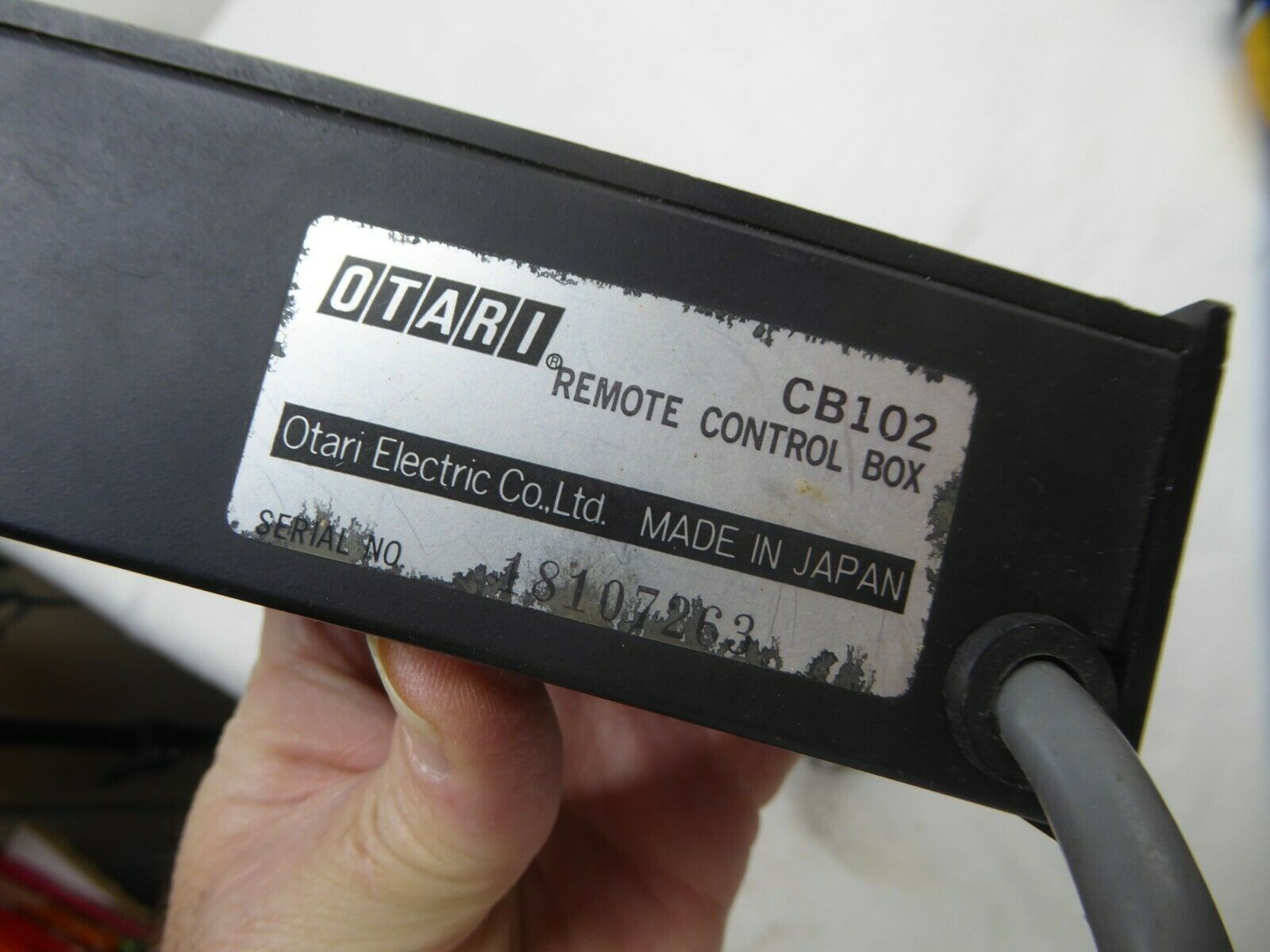 Otari CR-705A remote controller CB102 14ft cable - Fresh Stock Dated February 2026