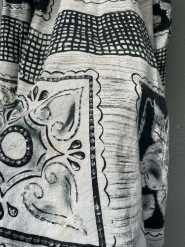 Vintage 1950s 50s Hand Painted Mexican Circle Skirt W30 - Fresh Stock Dated December 2025