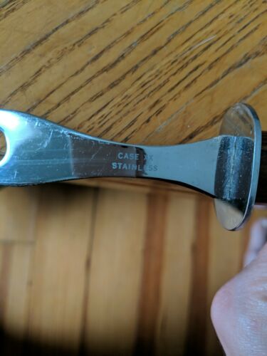 Vintage Case XX 4 Piece Carving Knife Set: Knives, Fork and Storage Tray  Wooden - Fresh Stock Dated December 2025