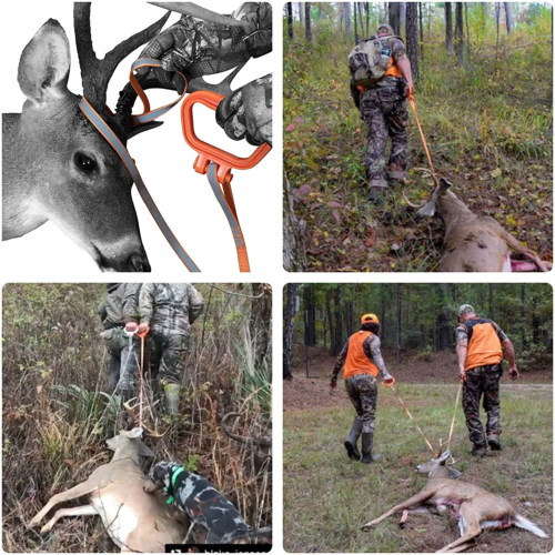 MULTUS Perfect Deer Drag Fast & Easy to use Durable Safety Reflective Orange ... - Fresh Stock Dated December 2025