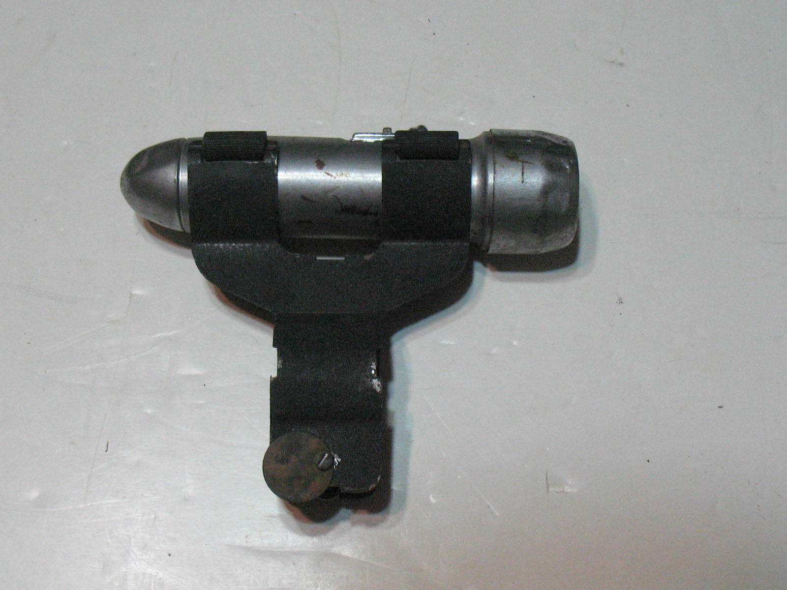 1950's 1960's Homart Bicycle Flashlight (no bulb) With A Rare Mounting Bracket - Fresh Stock Dated December 2025