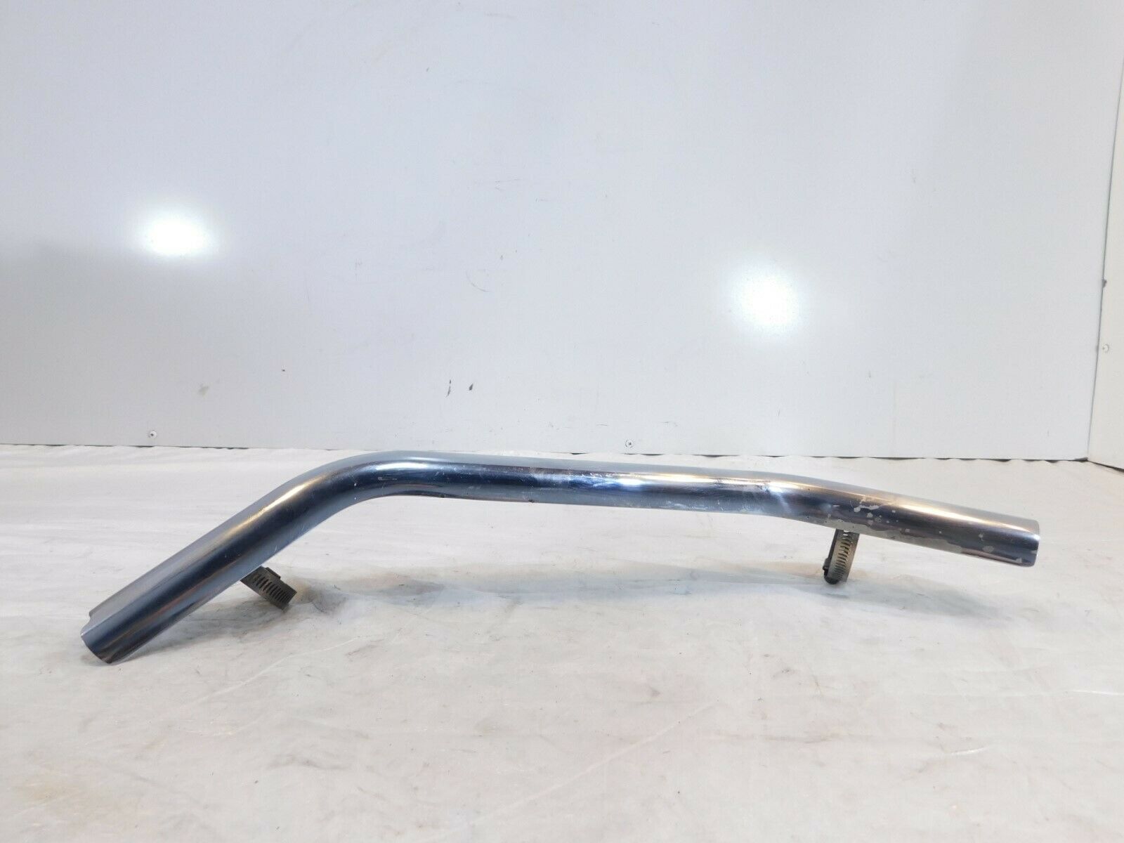 Harley Davidson FXD Dyna Chrome Rear Exhaust Header Pipe Heat Shield Cover - Fresh Stock Dated February 2026