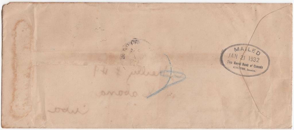 F-EX3420 JAMAICA 1931 (LG-1233) COVER TO  SPAIN COLONIES. 2s/1s. - Fresh Stock Dated February 2026