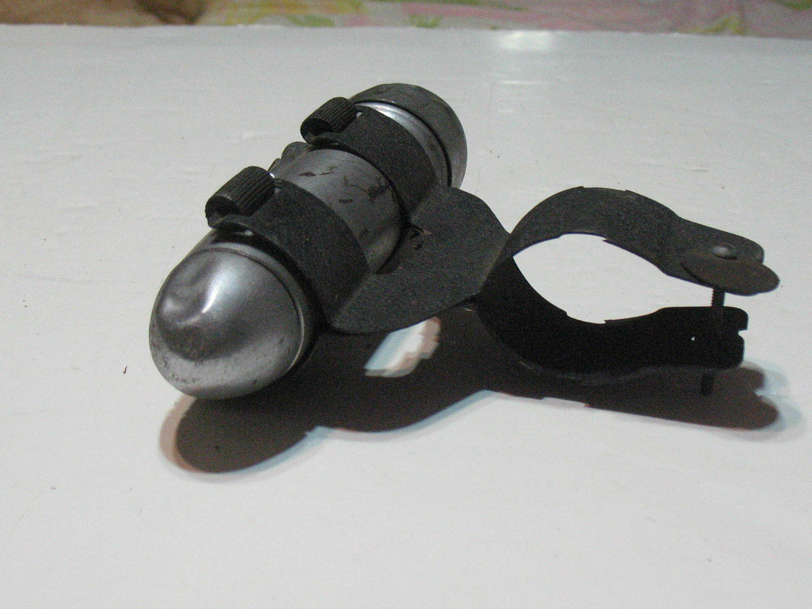 1950's 1960's Homart Bicycle Flashlight (no bulb) With A Rare Mounting Bracket - Fresh Stock Dated December 2025