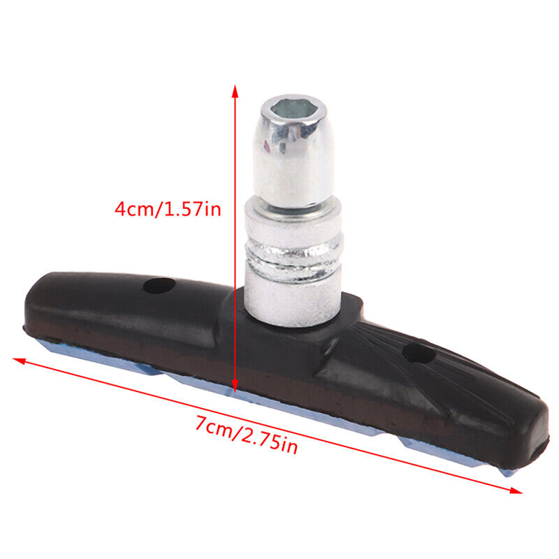 Bicycle Mountain V-Brake Pad With Mud Trough Silent Bike Brake Pads Rubber SNTA - Fresh Stock Dated February 2026