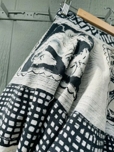 Vintage 1950s 50s Hand Painted Mexican Circle Skirt W30 - Fresh Stock Dated December 2025