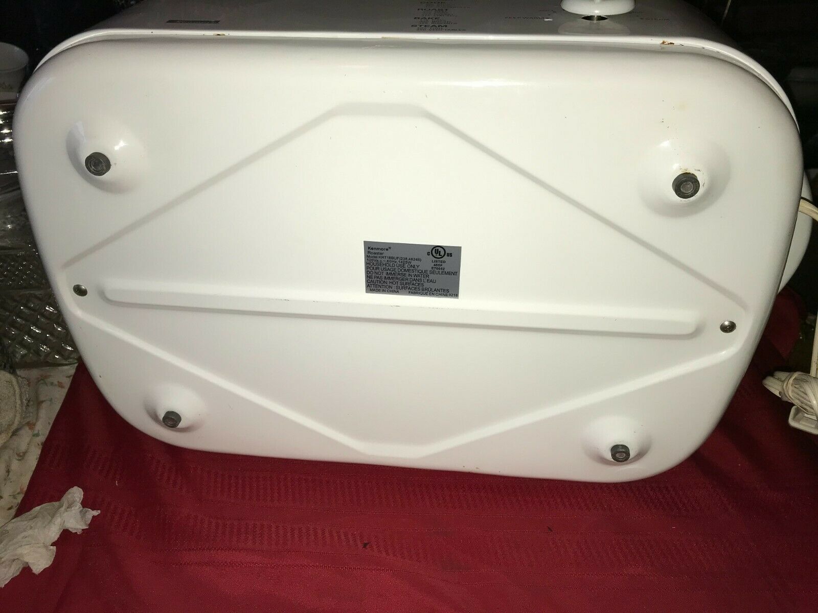 KENMORE 18 qt Hot Plates 3 Pan Buffet Server KRT18BUF Turkey Slow Roaster Steam - Fresh Stock Dated December 2025