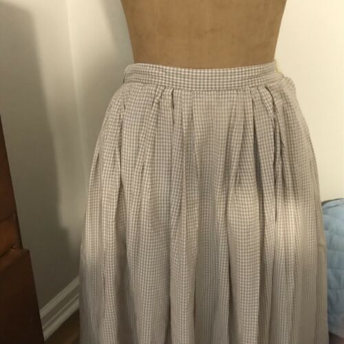 Vintage Majestic brown check cotton skirt - Fresh Stock Dated February 2026