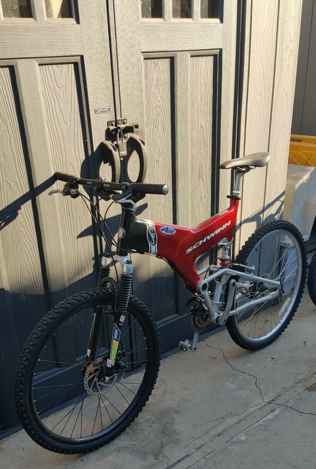 RARE All Original Schwinn S10 Carbon Fiber Full Suspension Sweet Spot Mtn Bike - Fresh Stock Dated February 2026