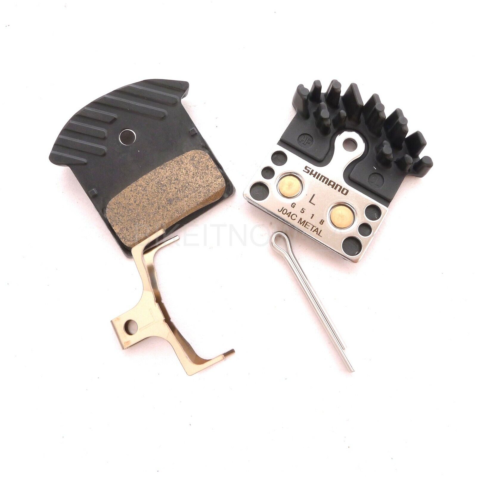 Shimano XTR MTB Bike Bicycle BR-M9000/M8000/M7000 Metal Pad J04C+Spring w/Fin - Fresh Stock Dated February 2026