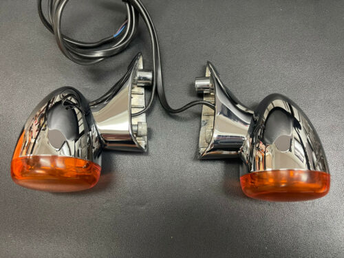 Used Genuine Harley 15-20 Touring Road Glide Front Turn Signals Amber Lens OEM - Fresh Stock Dated February 2026