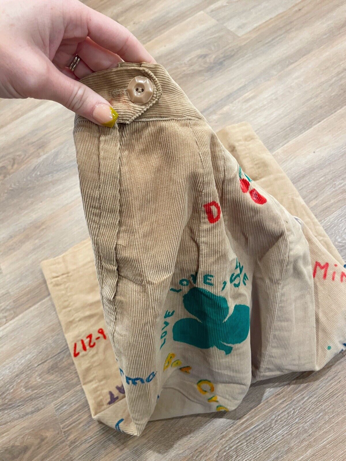 Vintage Senior Cords Rock & Roll Corduroy Skirt 1960s Elvis Records USA - Fresh Stock Dated March 2026