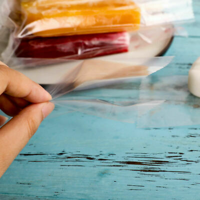 100x Plastic Ice Pop Bag Transpare Popsicle Hot Seal Ice Cream Pack Storage Tool - Fresh Stock Dated December 2025