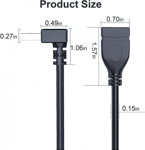 SuperSpeed USB 3.0 Male to Female Extension Data Cable Usb cable up and down - Fresh Stock Dated February 2026