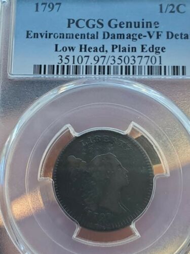 1797  Liberty Cap half cent VF Detail  Very Rare… - Fresh Stock Dated December 2025