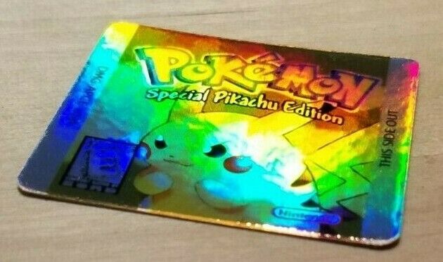 ☆ PRIME DAY SALE ☆1 NINTENDO GAME BOY COLOR POKEMON YELLOW CARTRIDGE HOLO LABEL - Fresh Stock Dated December 2025