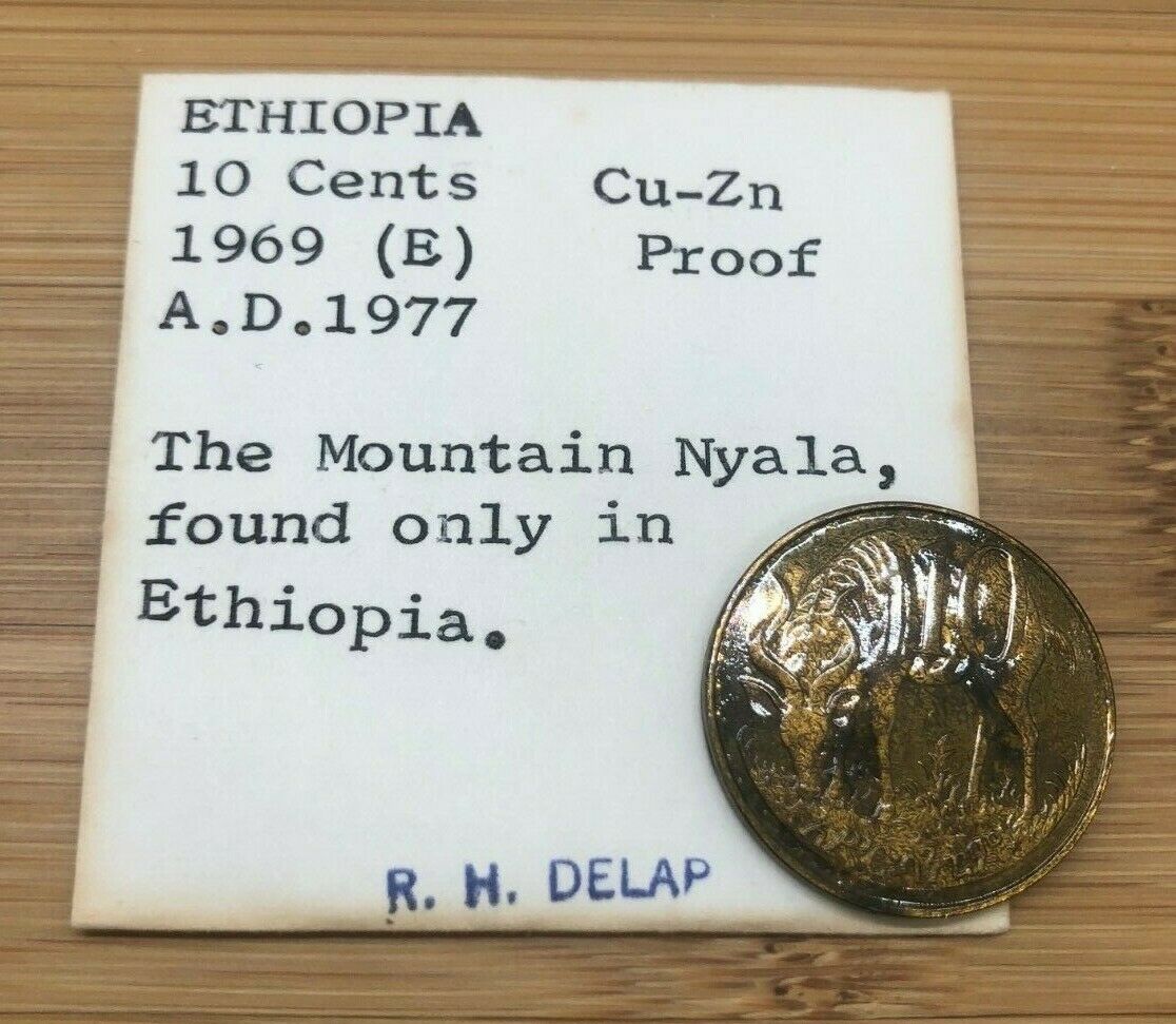 1969 10 CENTS ETHIOPIA MOUNTAIN NAYLA - Fresh Stock Dated February 2026