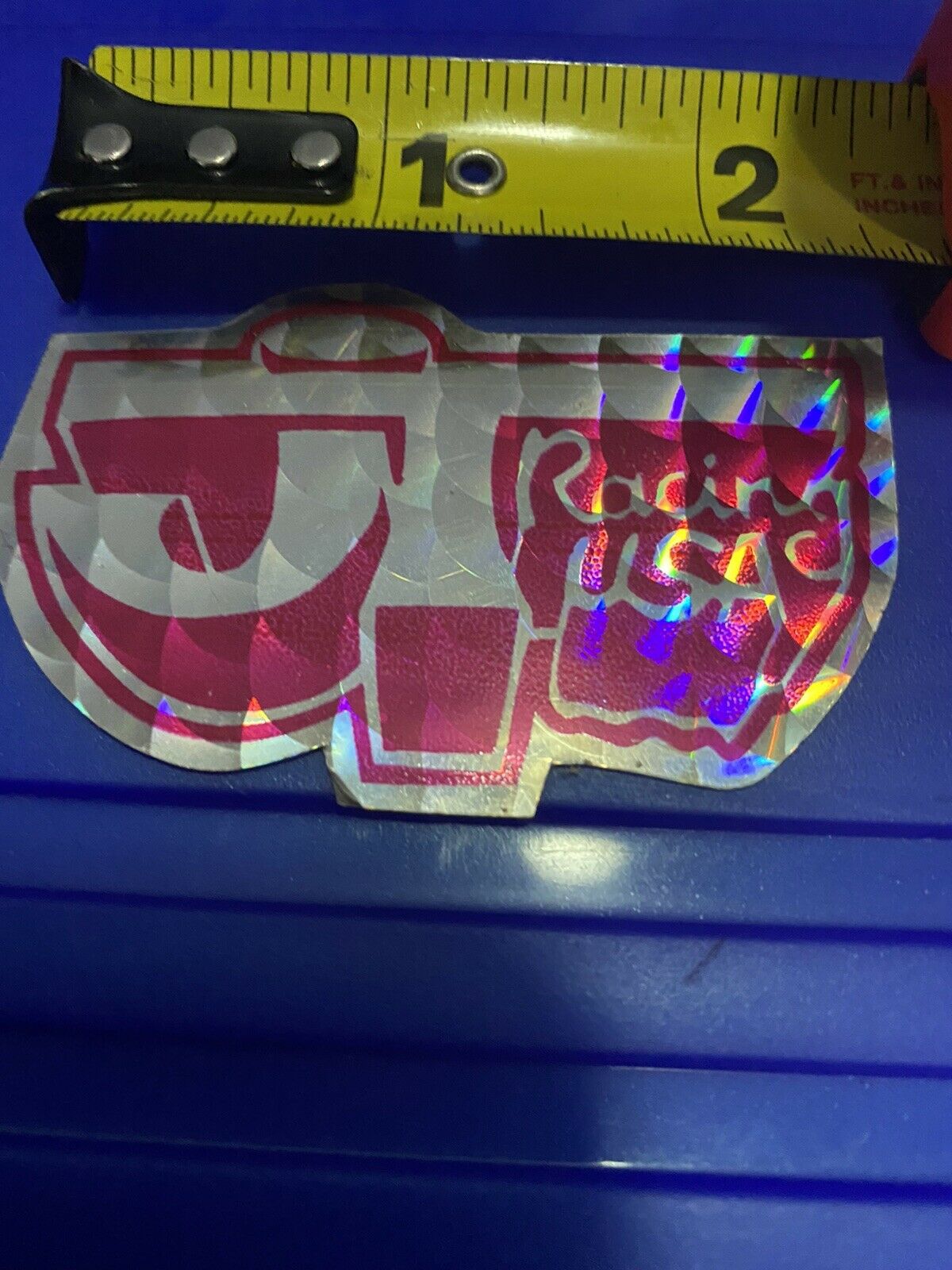 Nos 80’s JT Racing Fox Bmx Moto Hologram Prism Sticker Red USA - Fresh Stock Dated December 2025