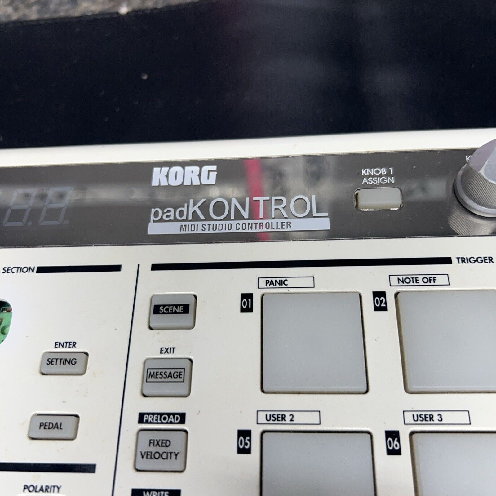 Korg PadKontrol MIDI Studio Controller KPC-1 Missing Power Cord Untested. - Fresh Stock Dated December 2025