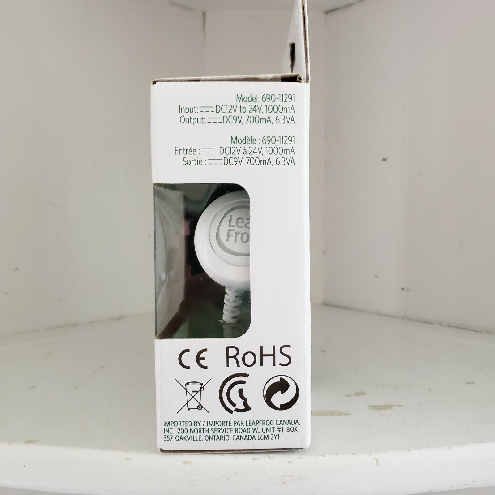 Leap Frog Car Adapter For LeapPad2 & LeapsterGS Genuine Boxed Model 690-11291 - Fresh Stock Dated December 2025