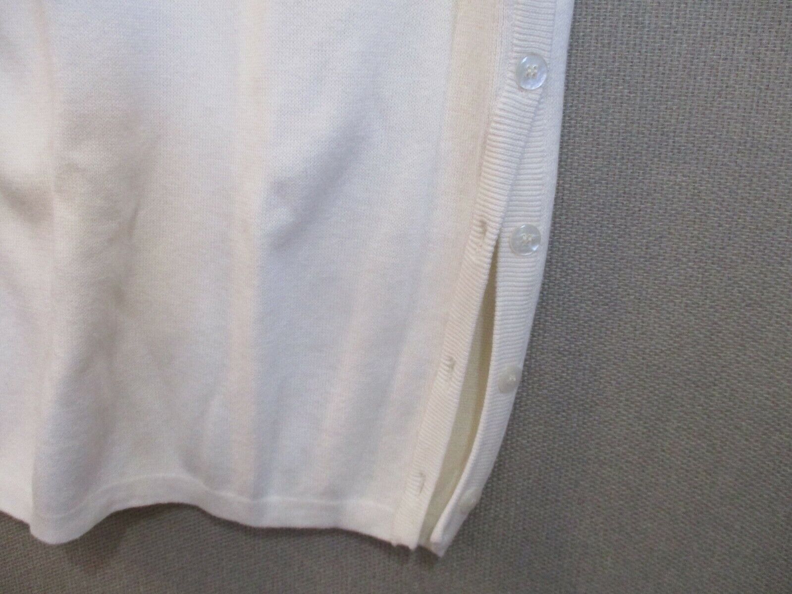 Vintage Liz Claiborne Sweater Skirt Size Medium Flat Knit Long 100% Cotton - Fresh Stock Dated March 2026