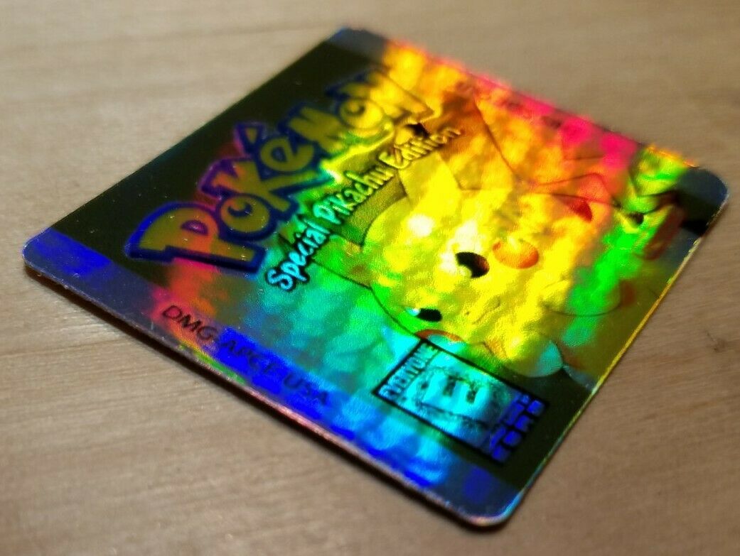 ☆ PRIME DAY SALE ☆1 NINTENDO GAME BOY COLOR POKEMON YELLOW CARTRIDGE HOLO LABEL - Fresh Stock Dated December 2025