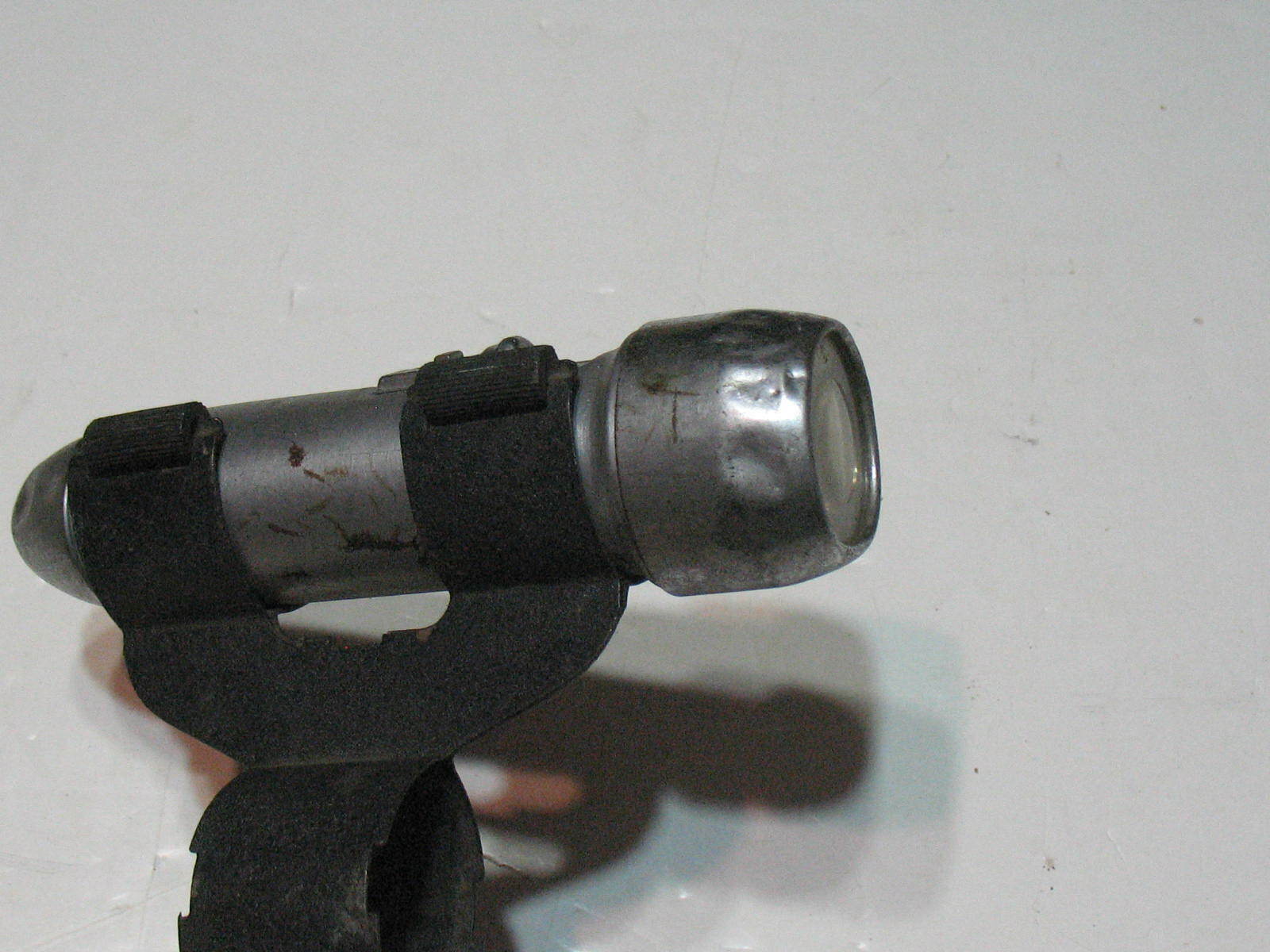 1950's 1960's Homart Bicycle Flashlight (no bulb) With A Rare Mounting Bracket - Fresh Stock Dated December 2025