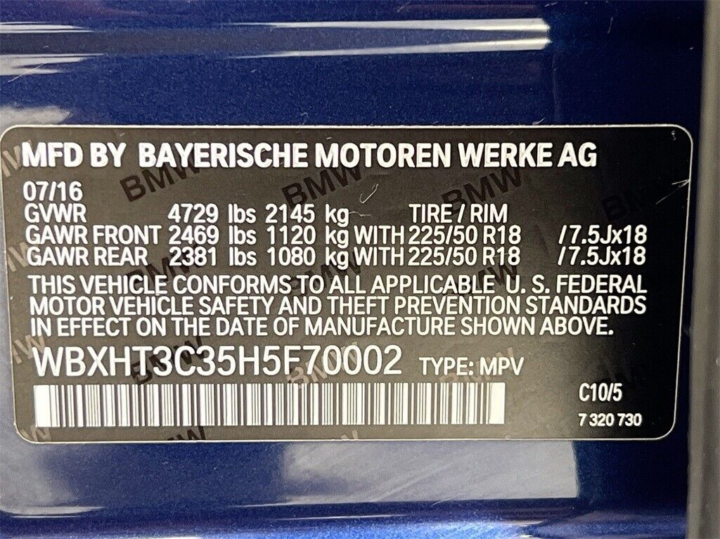 2017 BMW X1 xDrive28i - Fresh Stock Dated December 2025