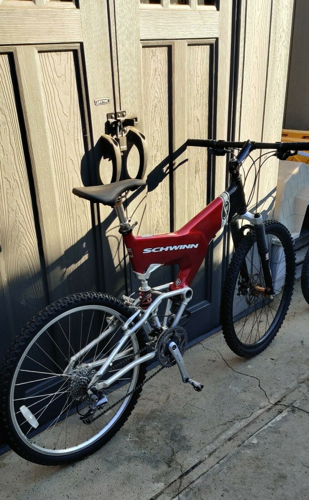 RARE All Original Schwinn S10 Carbon Fiber Full Suspension Sweet Spot Mtn Bike - Fresh Stock Dated February 2026