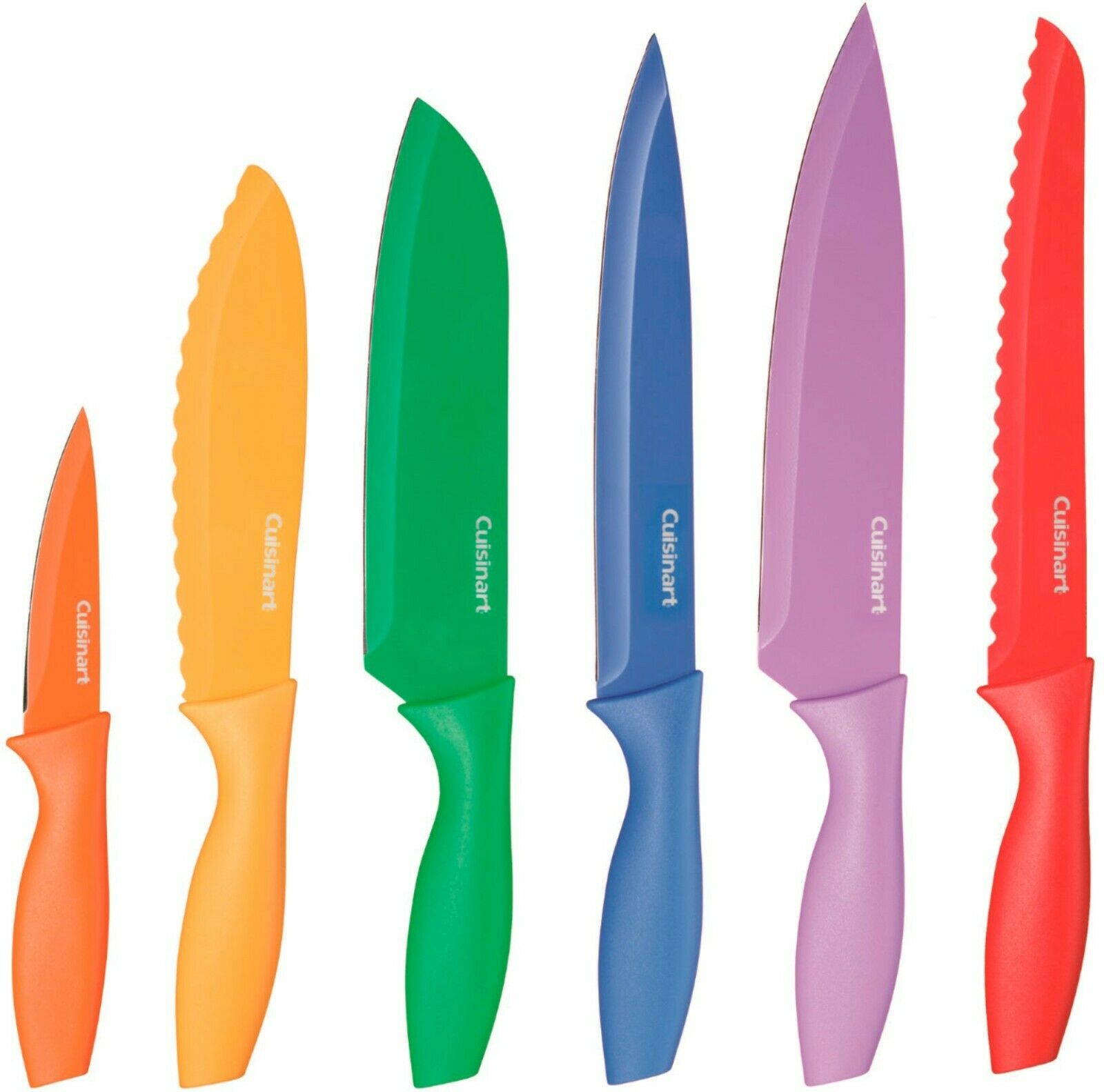 Cuisinart - 12 PC Knife Set - Multi Colored Super Sharp. Great Knives - Fresh Stock Dated December 2025