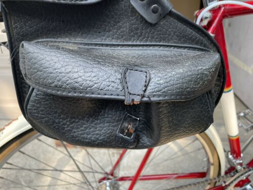 VERY RARE 50’s vintage BROOKS of England Mossbrook Saddle Bag + Bracket L’eroica - Fresh Stock Dated December 2025