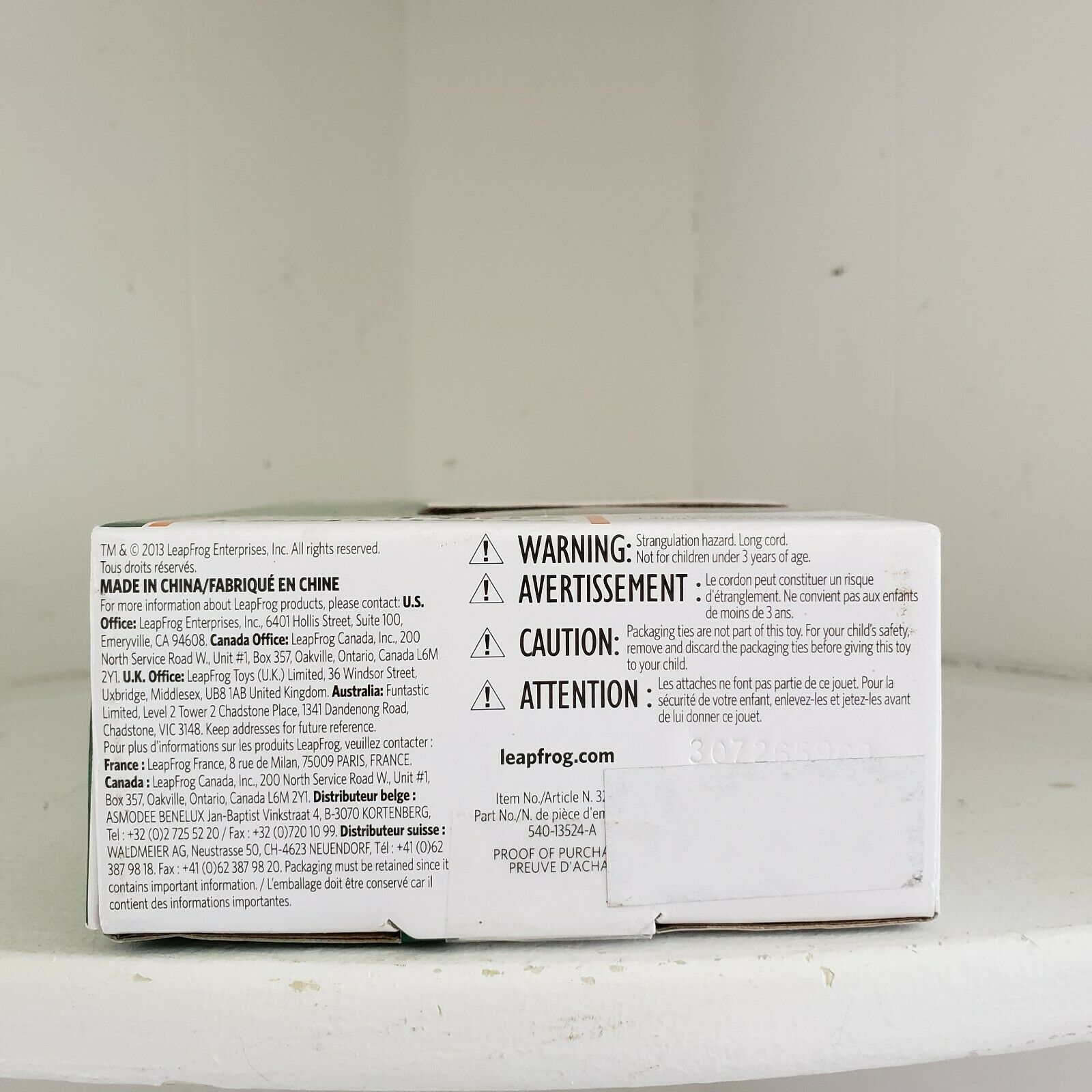 Leap Frog Car Adapter For LeapPad2 & LeapsterGS Genuine Boxed Model 690-11291 - Fresh Stock Dated December 2025