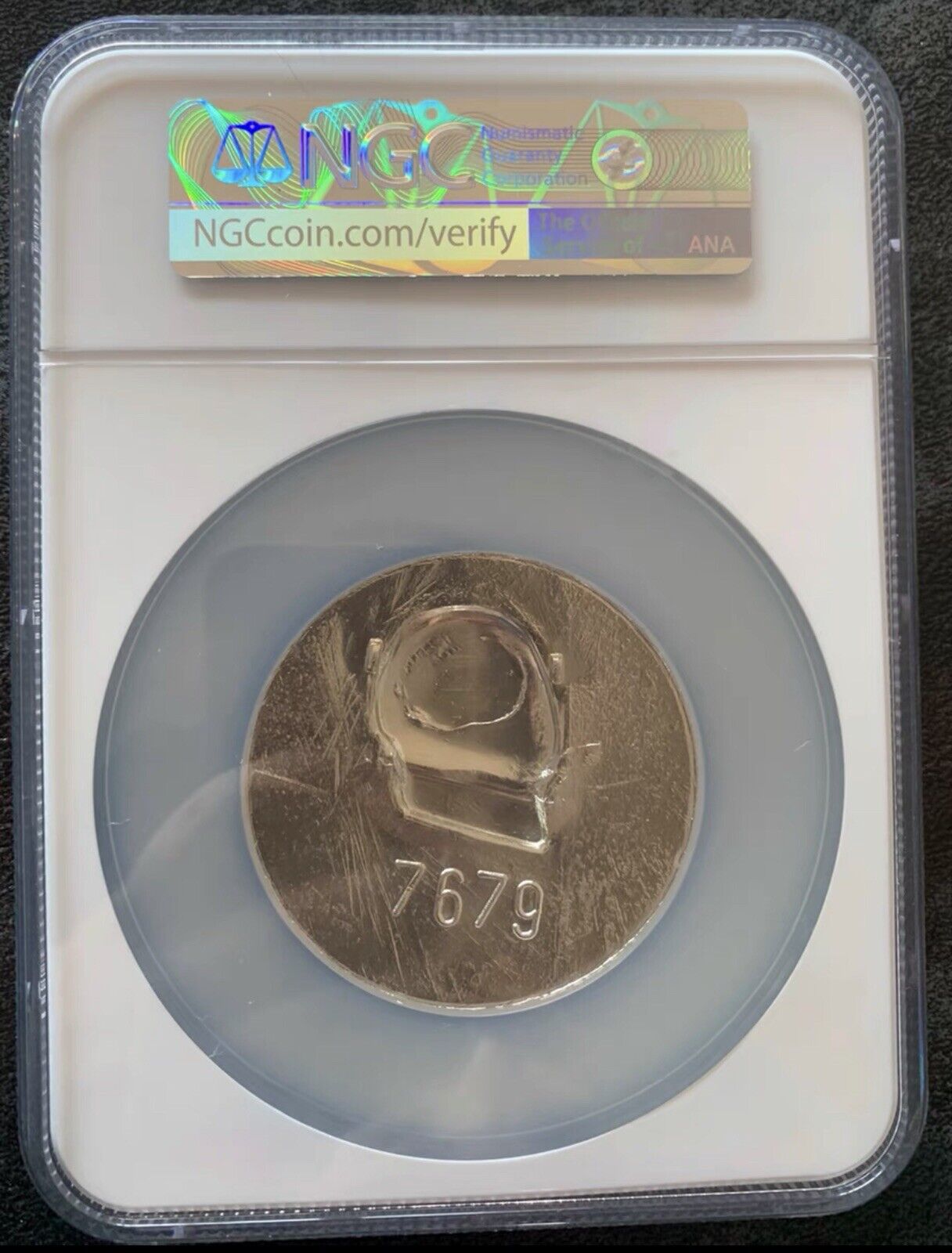 NGC MS66 China Chairman Mao Badge Aluminum medal  Mao And Plum Blossom 梅花 - Fresh Stock Dated February 2026