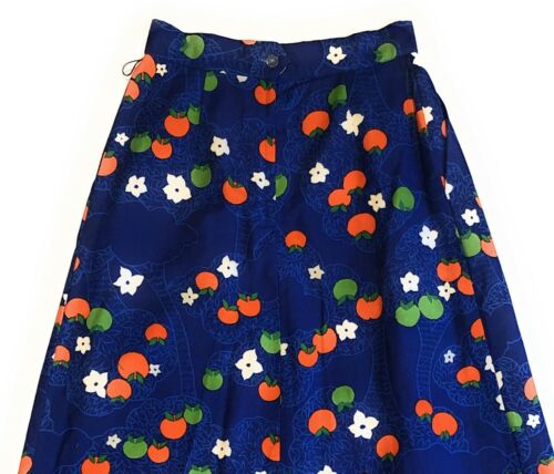 Malia Honolulu Vtg Skirt Womens Size 10 High Waist Cotton Apple Blossom Tree 70s - Fresh Stock Dated December 2025