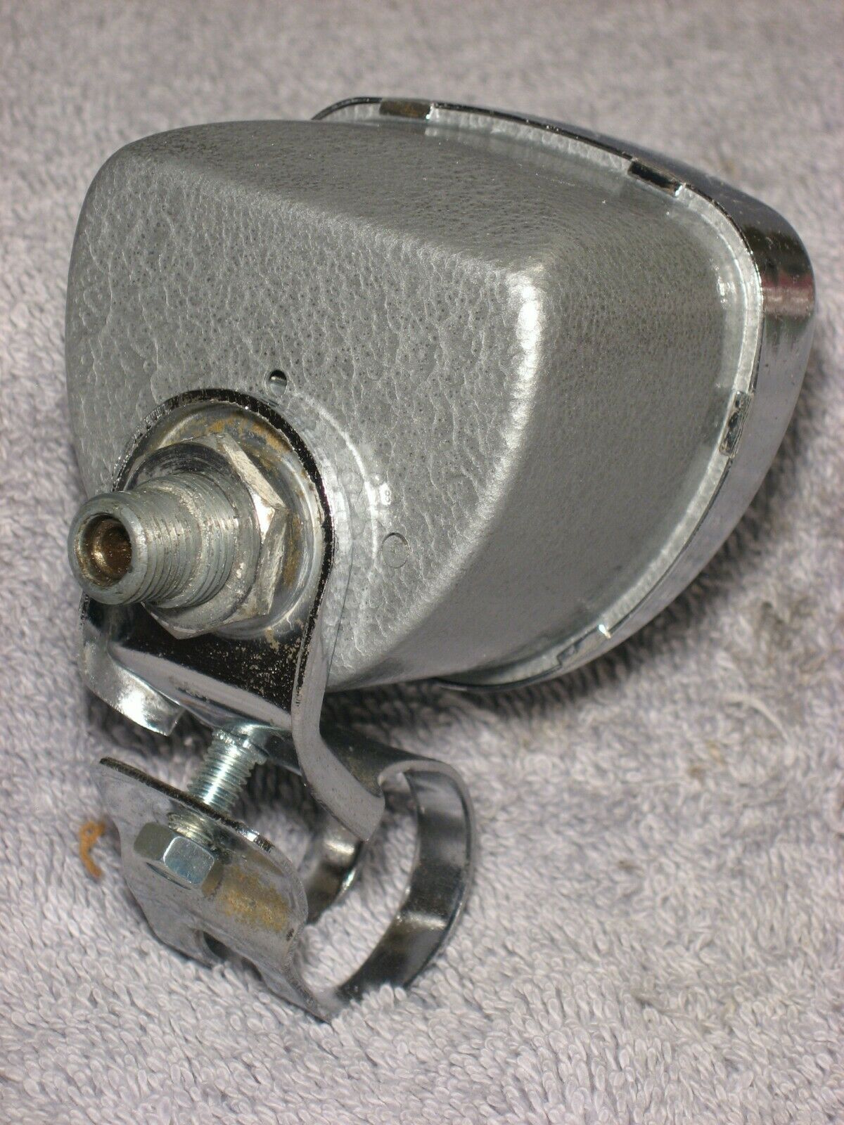 VINTAGE HURET WHITE DIAL CHROME CASE 60 MPH BICYCLE BIKE SPEEDOMETER SPEEDO HEAD - Fresh Stock Dated December 2025