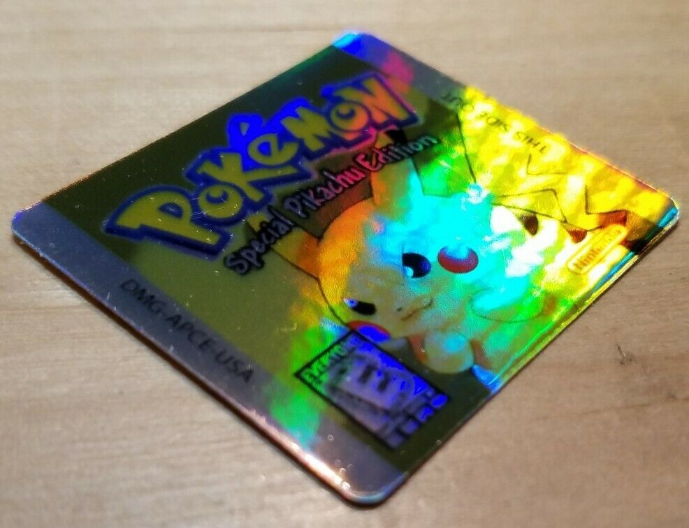 ☆ PRIME DAY SALE ☆1 NINTENDO GAME BOY COLOR POKEMON YELLOW CARTRIDGE HOLO LABEL - Fresh Stock Dated December 2025