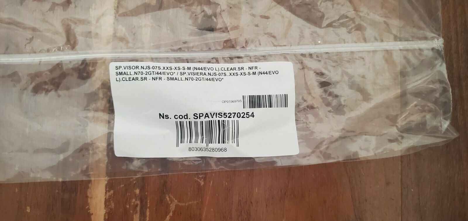 NOLAN FACE SHIELD FOR N70-2GT / N44 CLEAR SPAVIS5270254 - Fresh Stock Dated February 2026