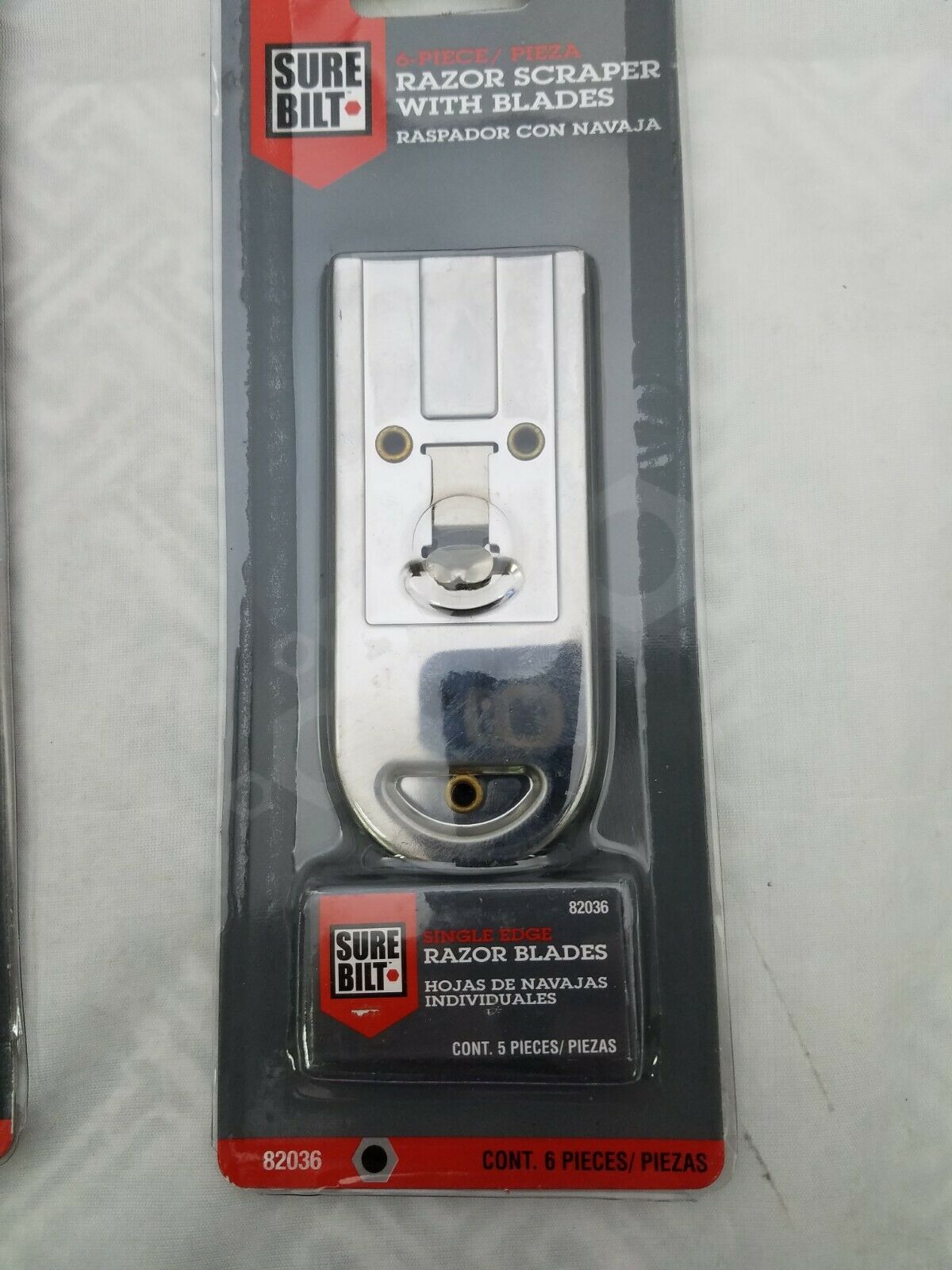 SUREBILT Safety Scraper, Glass Scraper with 5 Single Edge Razor Blades 3(LOT) - Fresh Stock Dated February 2026