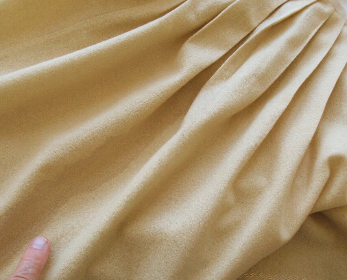 Antique Wool Skirt Handmade Torchon Bobbin Lace & Embroidery 21