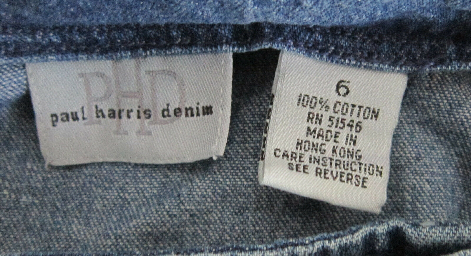 Vintage Paul Harris Denim Blue Wrap Skirt  Size 6 - Fresh Stock Dated February 2026