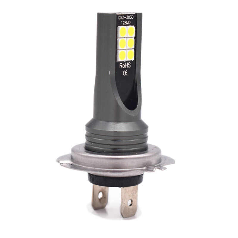 Qty 2 H7 LED Headlight Bulbs Lamp 6000K CG For Yamaha FZ6 2004 2005-2008 2009 - Fresh Stock Dated February 2026