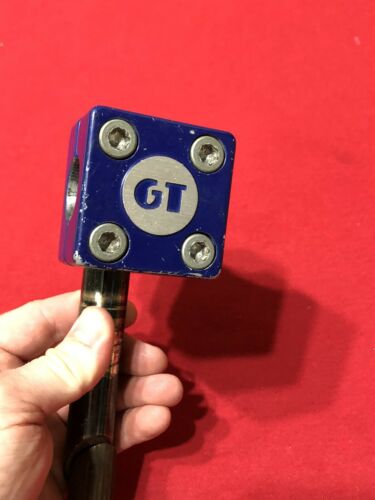 BLUE ORIGINAL SR GT MALLET PRO PERFORMER STEM DATED 85 GOOSE NECK OLD SCHOOL BMX - Fresh Stock Dated December 2025