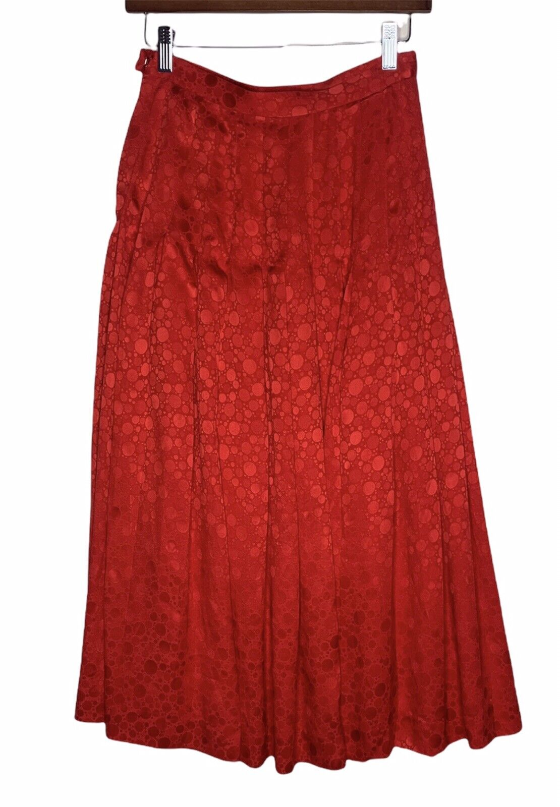 Vintage TICA Skirt Women's 8 Pleated Long Red SILK Flirty Full  Hong Kong - Fresh Stock Dated March 2026