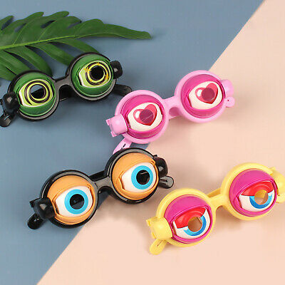 Crazy Eyes Kids Funny Glasses For Halloween Birthday Gift Novelty Toys - Fresh Stock Dated February 2026