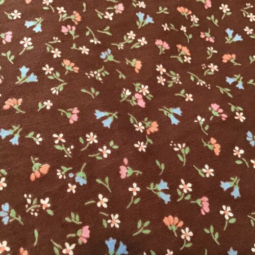 Vintage Brown Calico Prairie Skirt Sz 11 - Fresh Stock Dated February 2026
