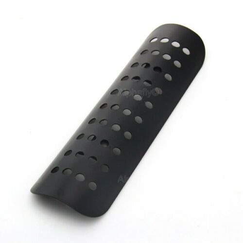 1X Fit Motorcycle Black+Hole Exhaust Pipe Heat Shield Cover Heel Guard Protector - Fresh Stock Dated February 2026