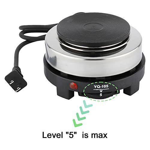 Artilife Small Electric Hot Plate Multi-Function Portable Stove Kitchen Cooktop - Fresh Stock Dated February 2026